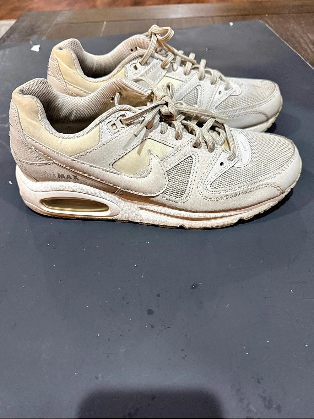 Nike Air Max Sneakers in White & Gray